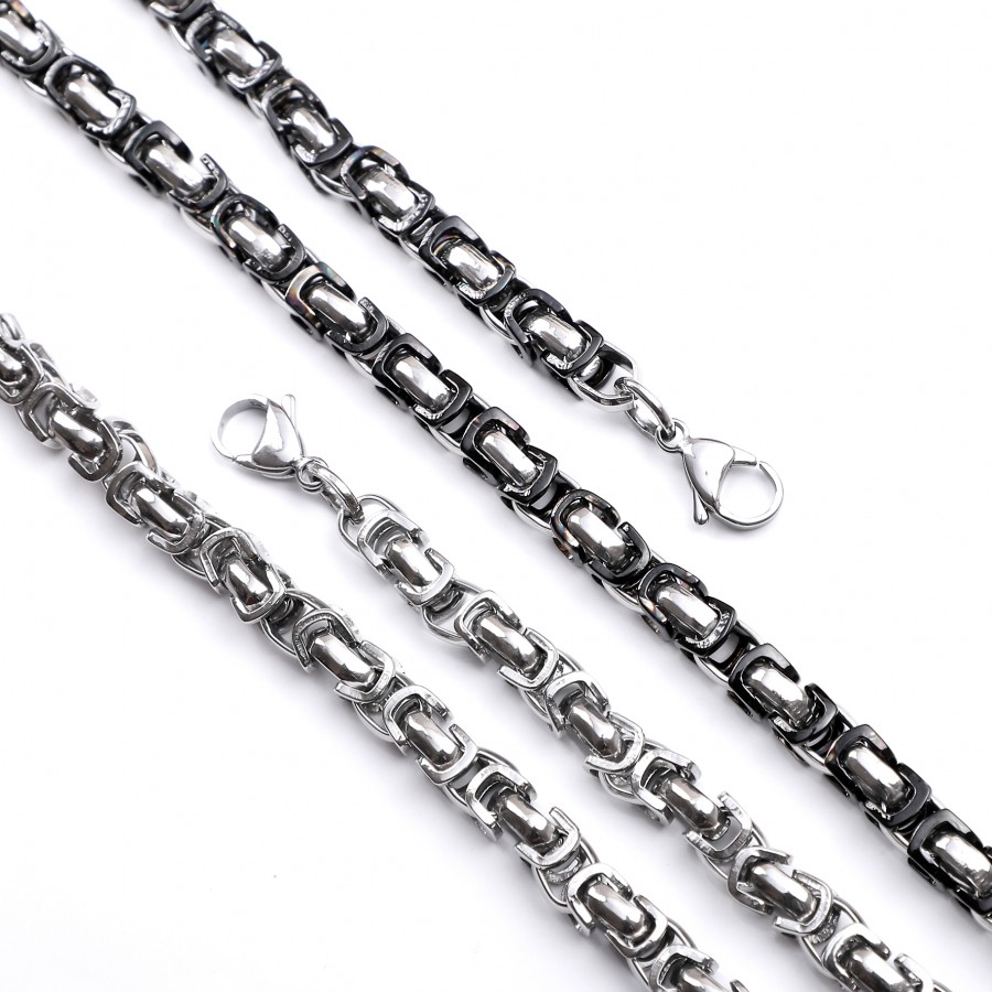 Toptan Kral Çelik Kolye Büyük Boy Fiyatları