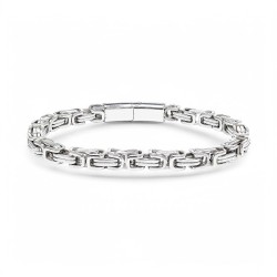 Kral Çelik Zincir Ve Kilit Bileklik 6Mm