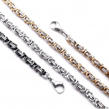 Kral Erkek Çelik Kolye Modeli