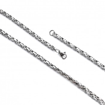 Küçük Boy Kral Çelik Kolye Modeli