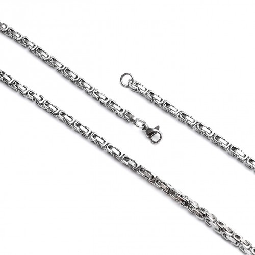 Küçük Boy Kral Çelik Kolye Modeli