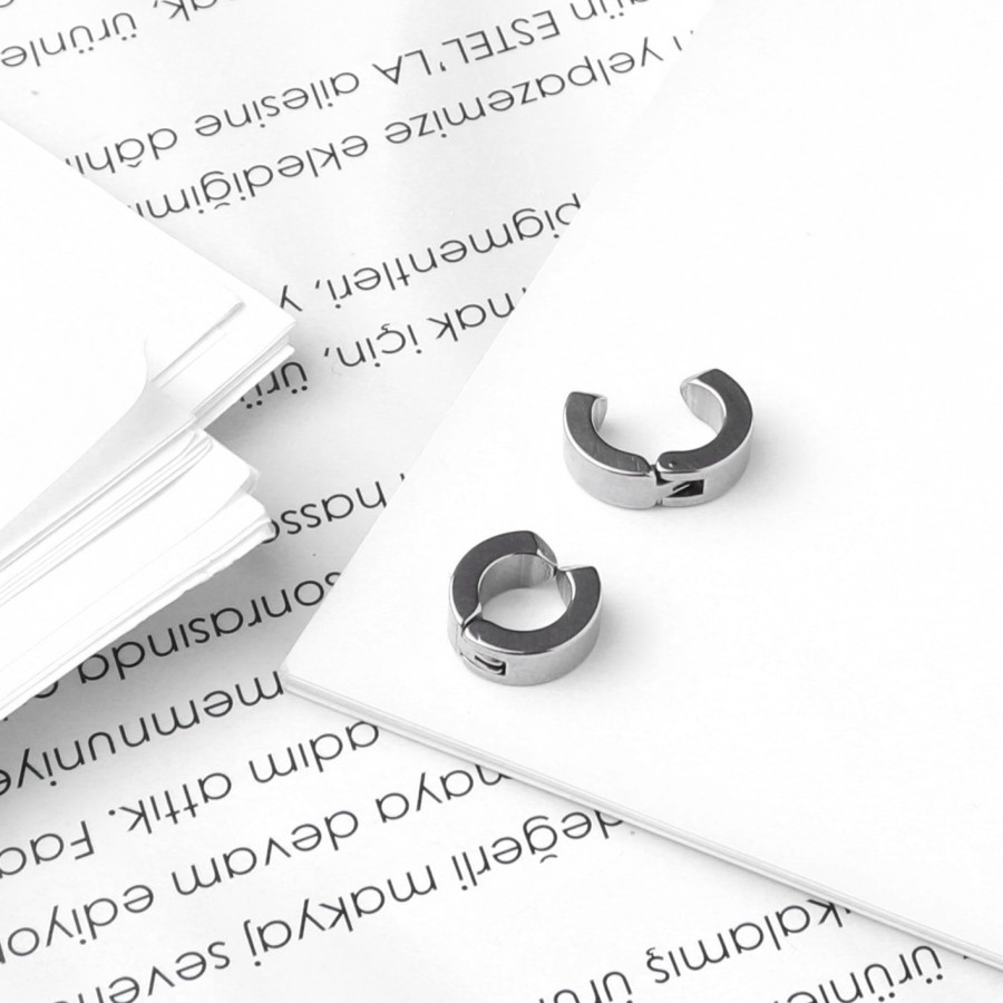 Toptan Küçük Boy Sıkıştırma Çelik Halka Küpe Fiyatları