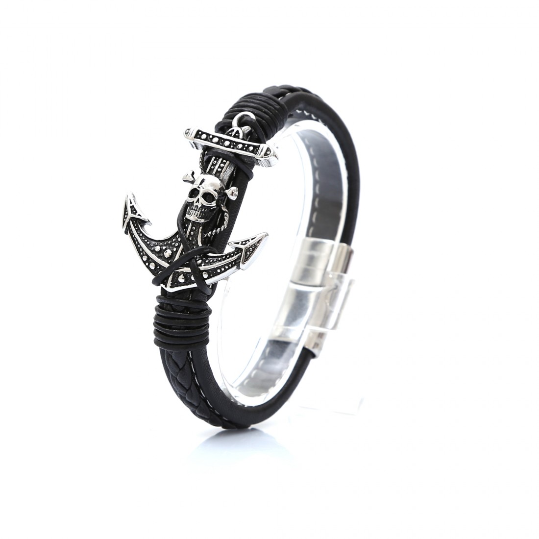 Toptan Kuru Kafa Çapa 316L Ayar Çelik Ve Orjinal Deri Billeklik Fiyatları