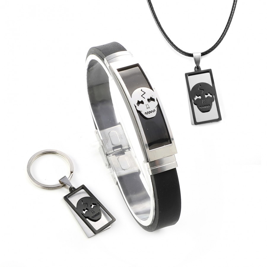 Toptan Kuru Kafa Desenli Bileklik Kolye Anahtarlık Set Fiyatları