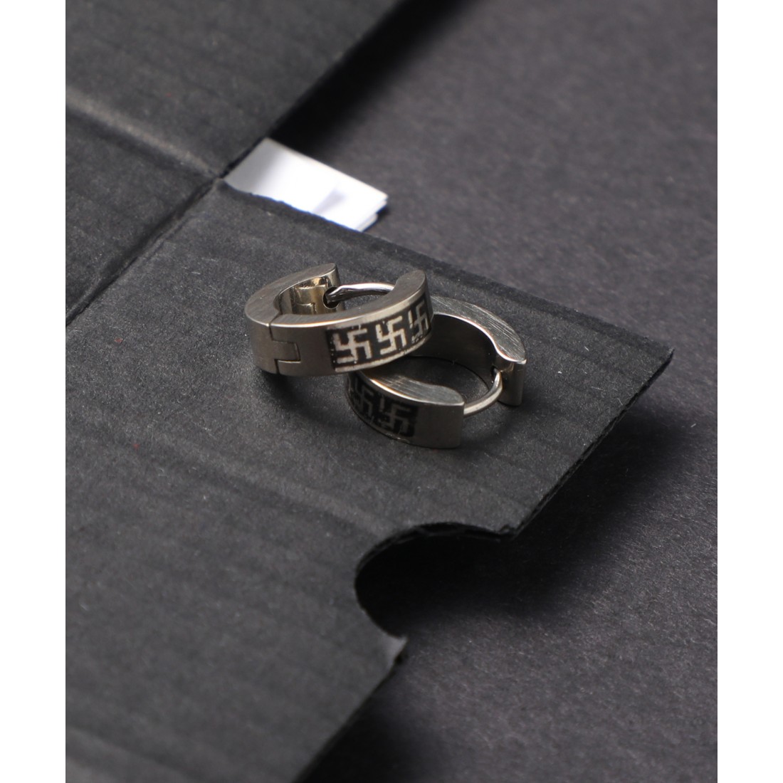 Toptan Kuru Kafa Desenli Halka Çelik Küpe Fiyatları