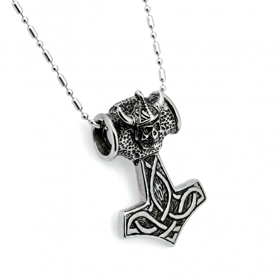 Toptan Kuru Kafalı Thor Çekici Çelik Kolye Ucu Fiyatları