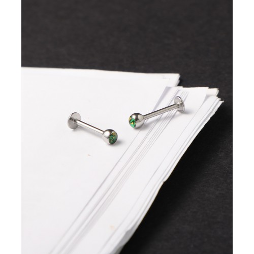 Marijuana Dudak Kaş Çelik Piercing