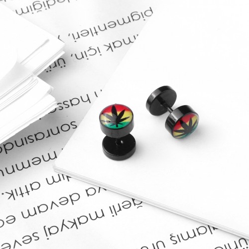 Marijuana Silindir Küpe