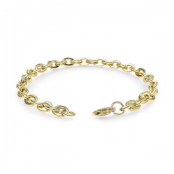 Mariner Sarı Çelik Zincir Bileklik 1.6mm