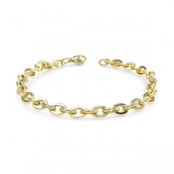 Mariner Sarı Çelik Zincir Bileklik 1.6mm