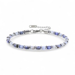 Men's Natural Stone Steel Bracelet 13633