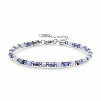 Men's Natural Stone Steel Bracelet 13633