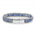 Men's Natural Stone Steel Bracelet 14048