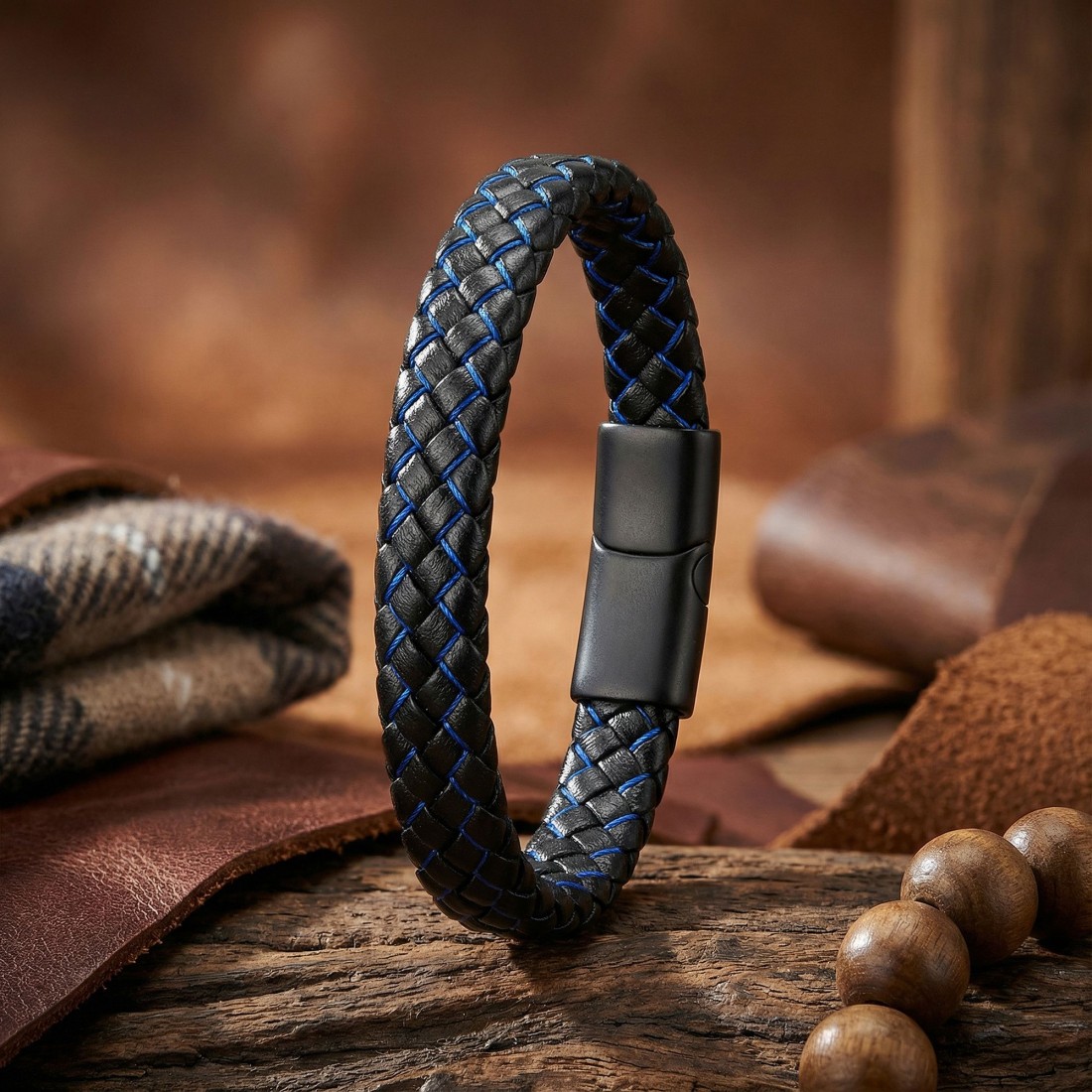 Erkek Çoklu Deri Bileklik