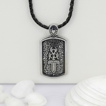 Maya Antik Kılıç Çelik Kolye Ucu