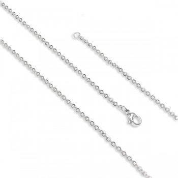 Minik Boy Beyaz Çelik Kolye 0.5mm