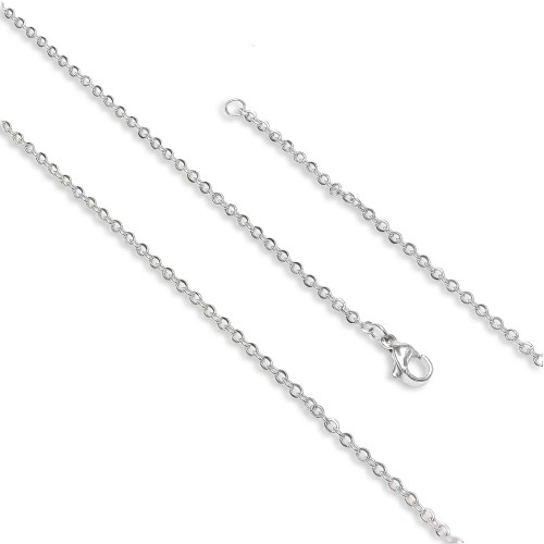 Minik Boy Beyaz Çelik Kolye 0.5mm