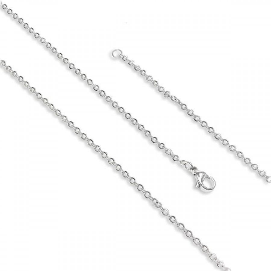 Minik Boy Beyaz Çelik Kolye 0.5Mm