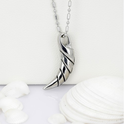 Minotor Dişi Çelik Kolye Ucu