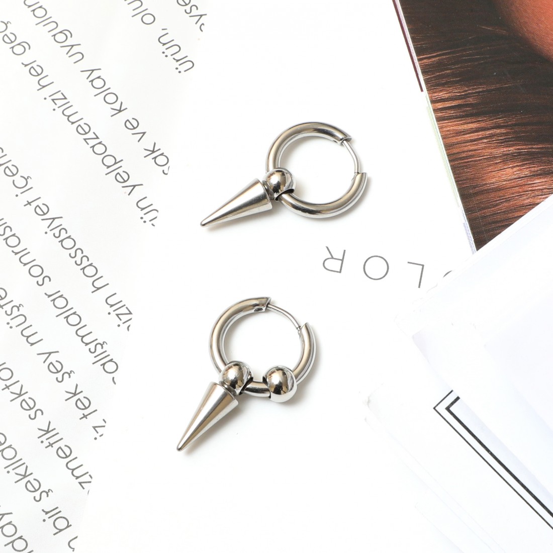 Toptan Mızrak Uçlu Çelik Küpe Fiyatları