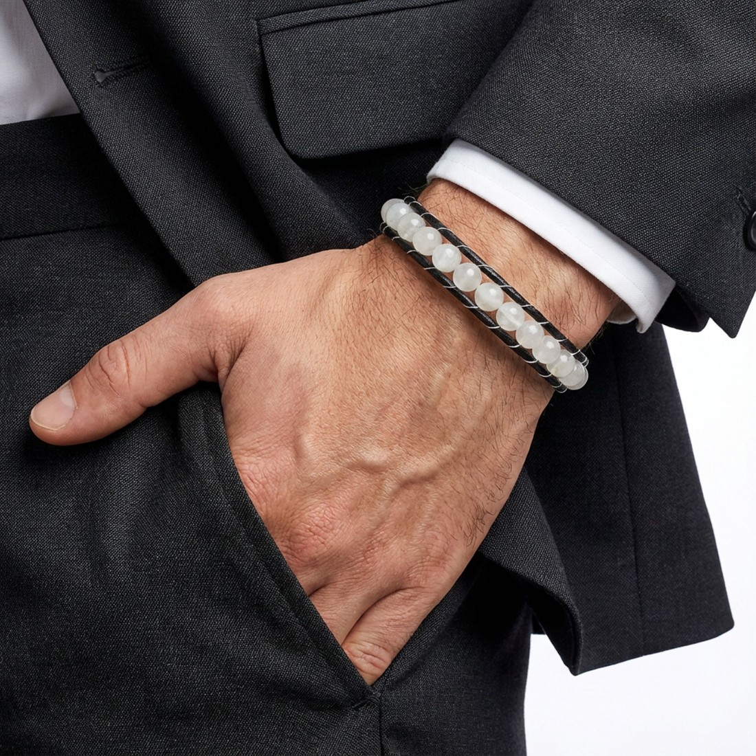 Toptan Neon Fosforlu Deri Çelik Bilelklik Fiyatları