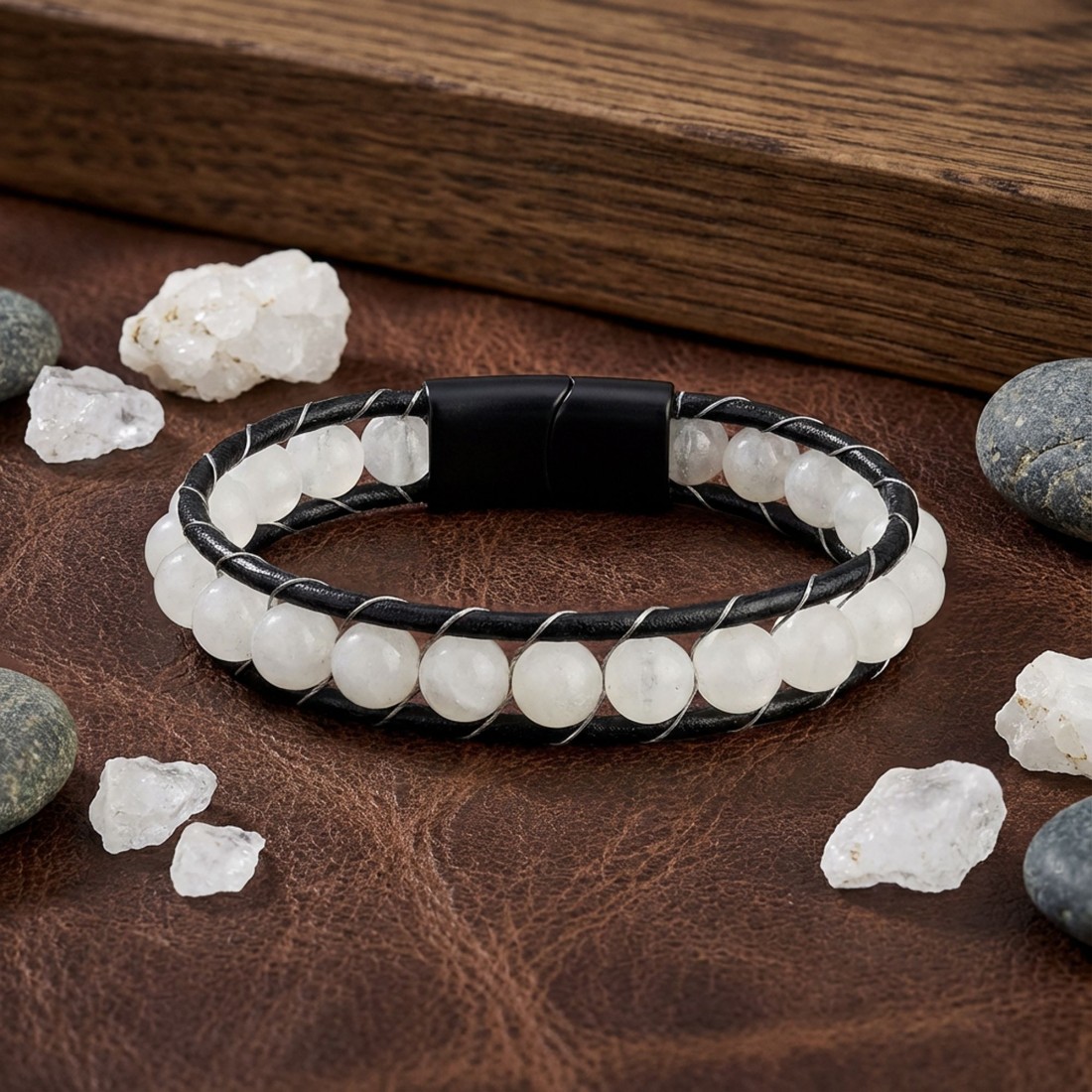 Toptan Neon Fosforlu Deri Çelik Bilelklik Fiyatları