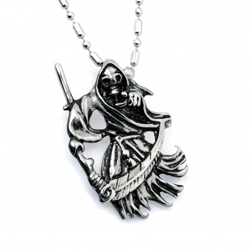 Ölüm Meleği Çelik Kolye Ucu