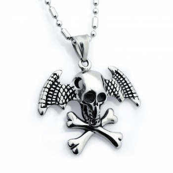 Ölüm Tehlikesi Çelik Kolye Ucu