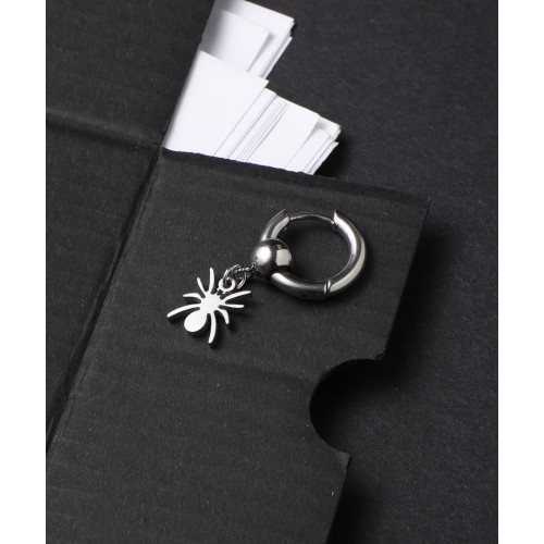 Örümcek Sallantılı Çelik Küpe