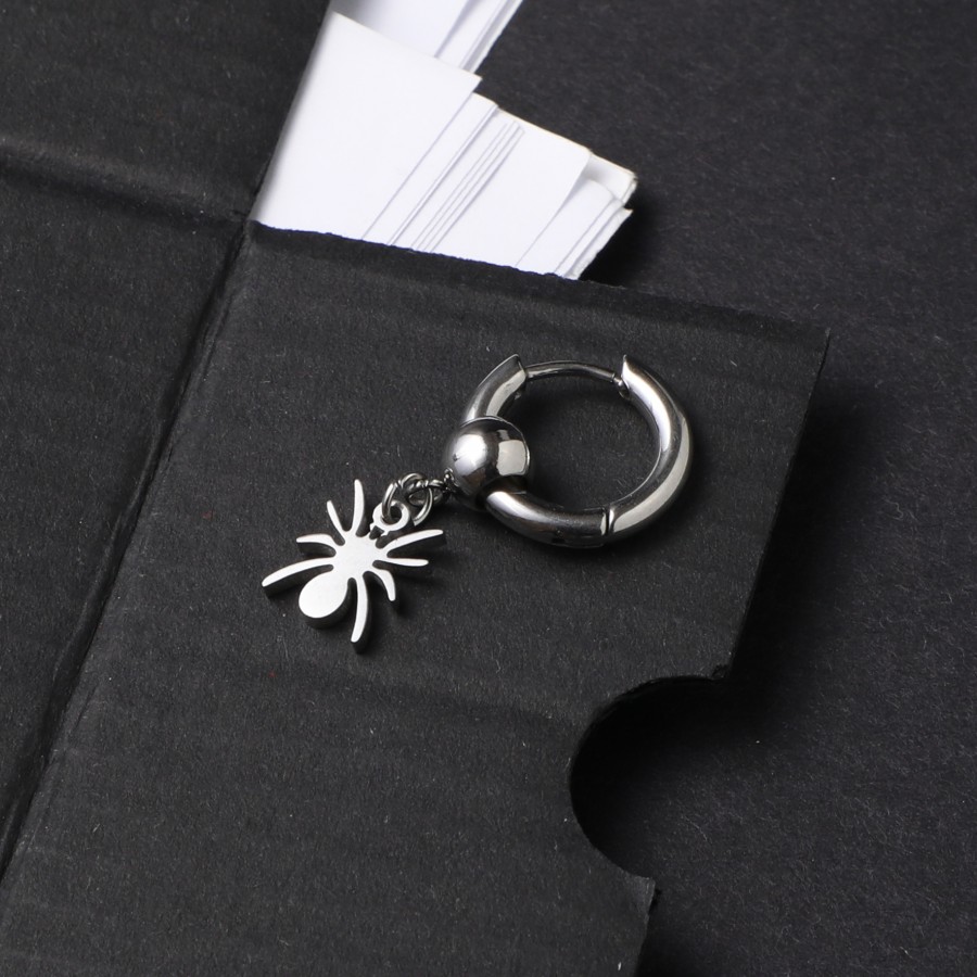 Toptan Örümcek Sallantılı Çelik Küpe Fiyatları