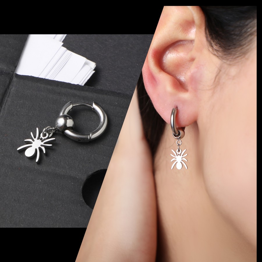 Toptan Örümcek Sallantılı Çelik Küpe Fiyatları