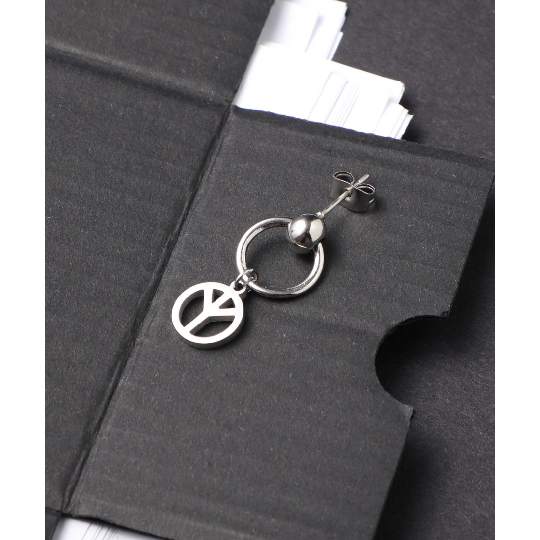 Toptan Peace Halka Küpe Fiyatları