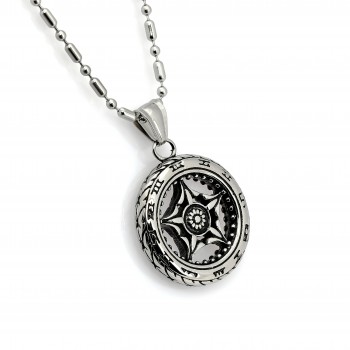 Runik İskandinav Çelik Kolye Ucu