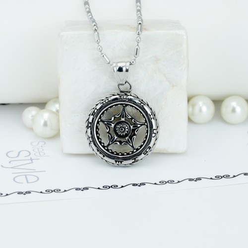 Runik İskandinav Çelik Kolye Ucu