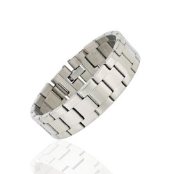 Saat Kordonlu Erkek Çelik Bileklik