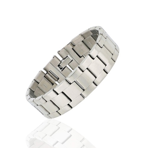 Saat Kordonlu Erkek Çelik Bileklik