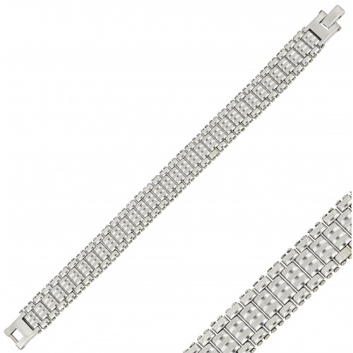 Saat Kordonlu Erkek Çelik Bileklik