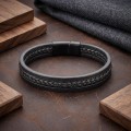 Men's Leather Bracelet 14113