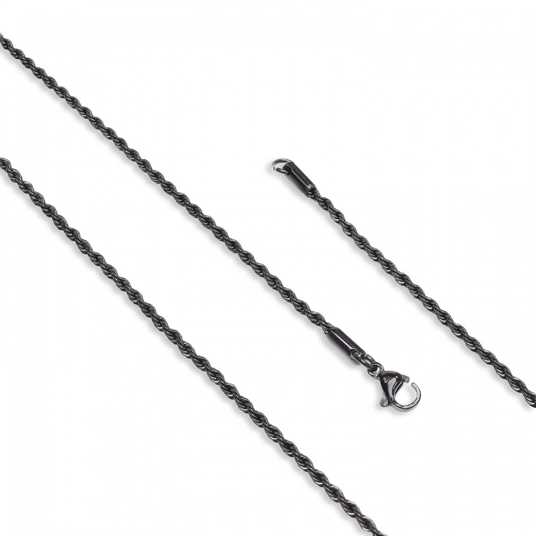 Sarmal Halat Çelik Kolye 2Mm