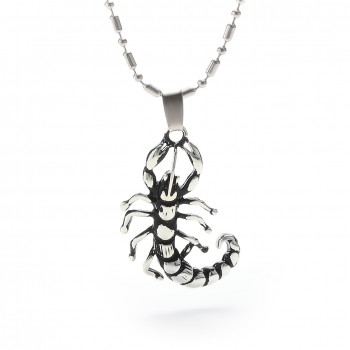 Scorpion Akrep Paslanmaz Çelik Kolye Ucu