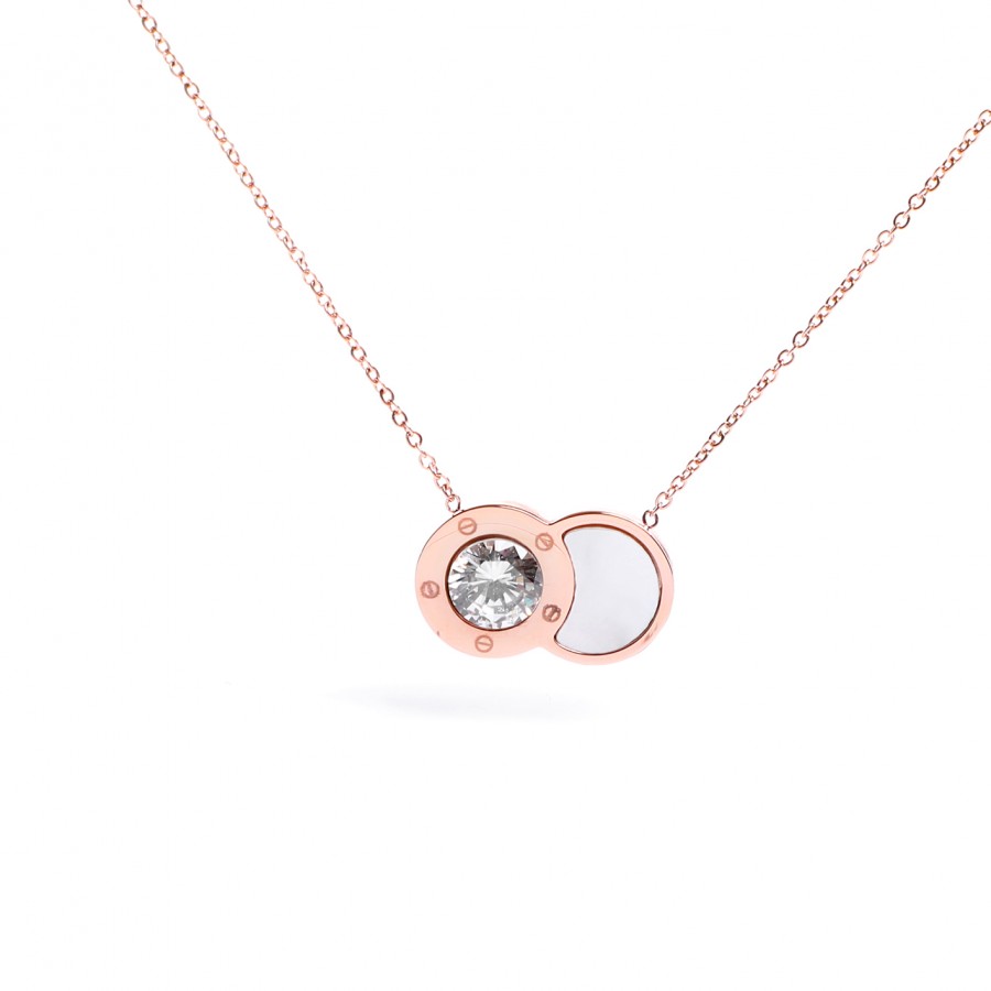 Toptan Sedef Ve Tektaş Bayan Çelik Kolye Fiyatları