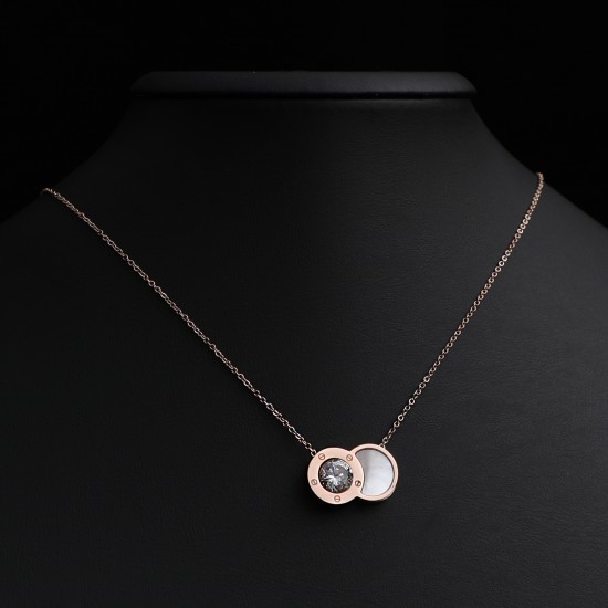 Women Steel Necklace 4878 Women Steel Necklace 4878