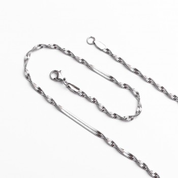 Sık Sarmal Küçük Boy Çelik Kolye Modeli