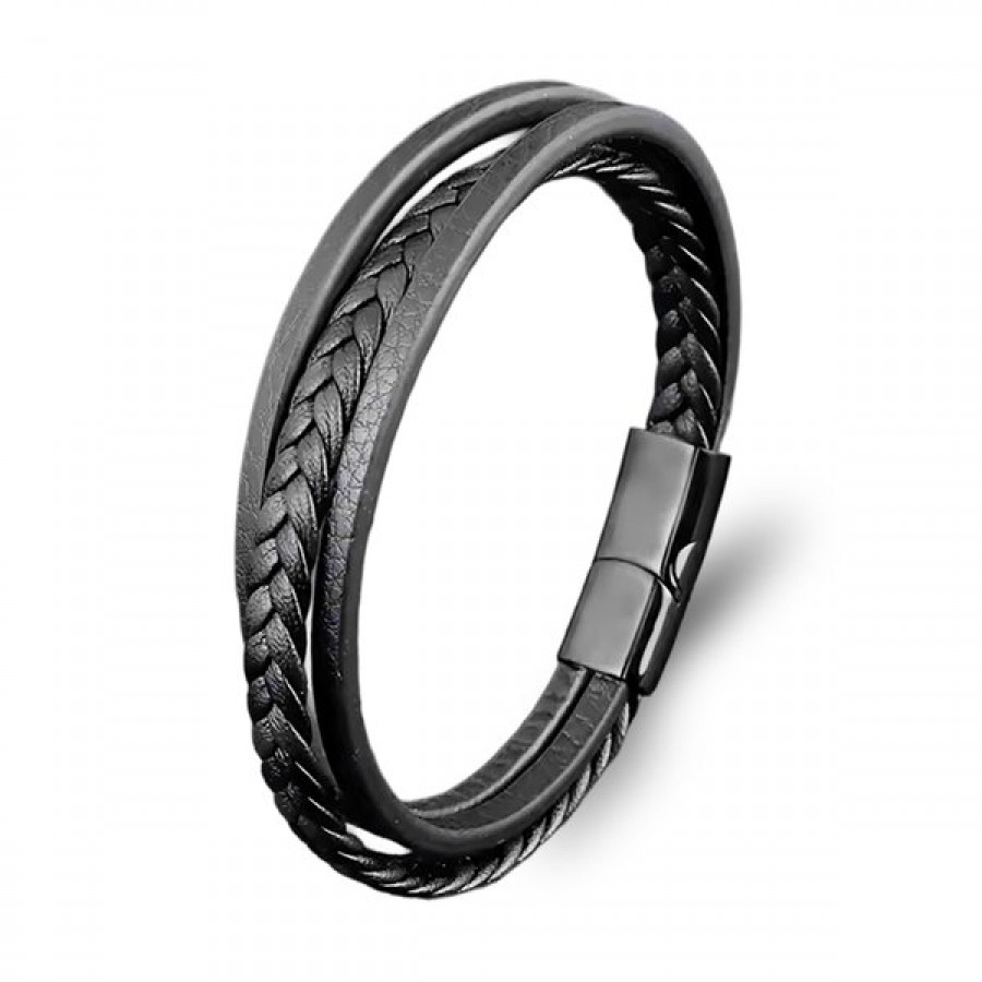 Men's Leather Bracelet 13831