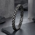 Siyah Ful Çelik Bileklik