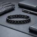 Siyah Ful Çelik Bileklik