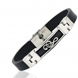 Sol Anahtarı Çelik Bileklik