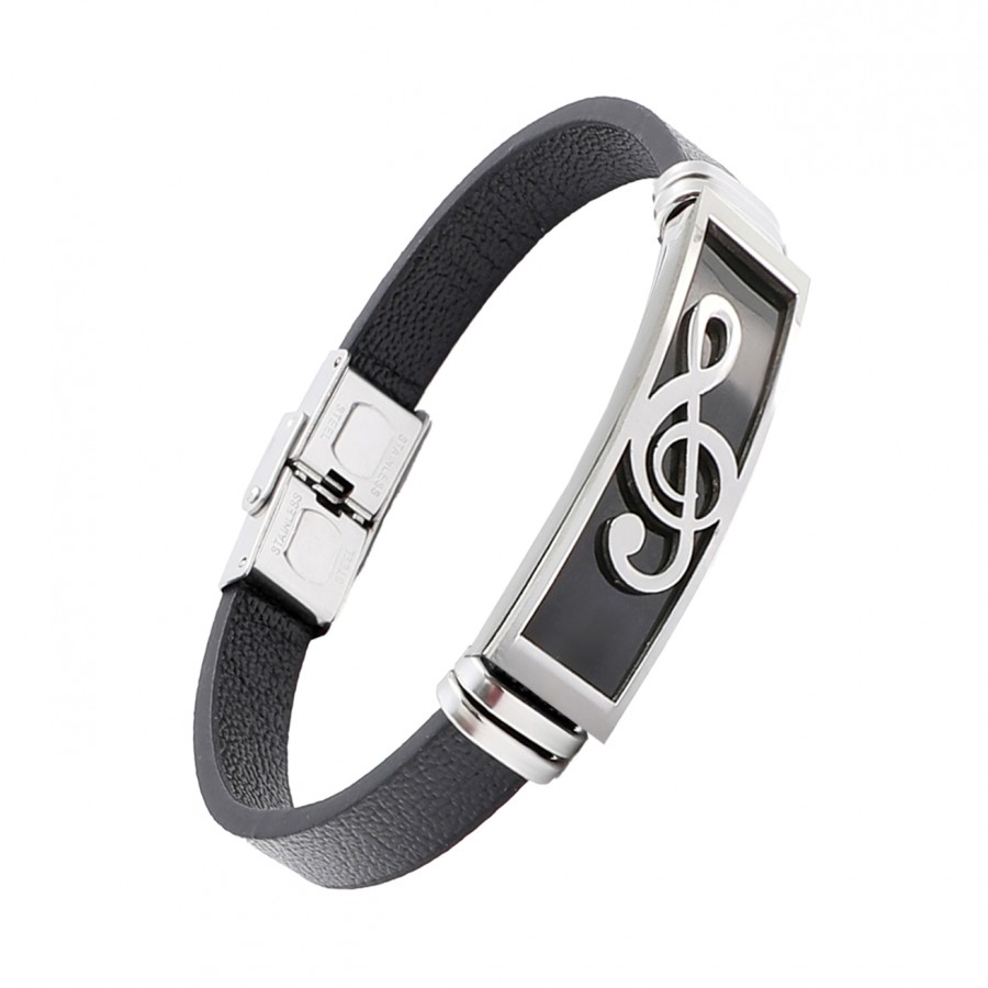 Toptan Sol Anahtarı Nota Çelik Bileklik Fiyatları