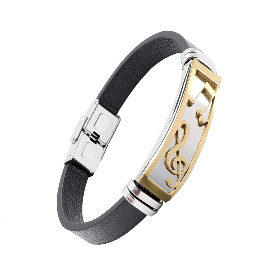 Toptan Sol-Fa Anahtarı Nota Çelik Bileklik Fiyatları