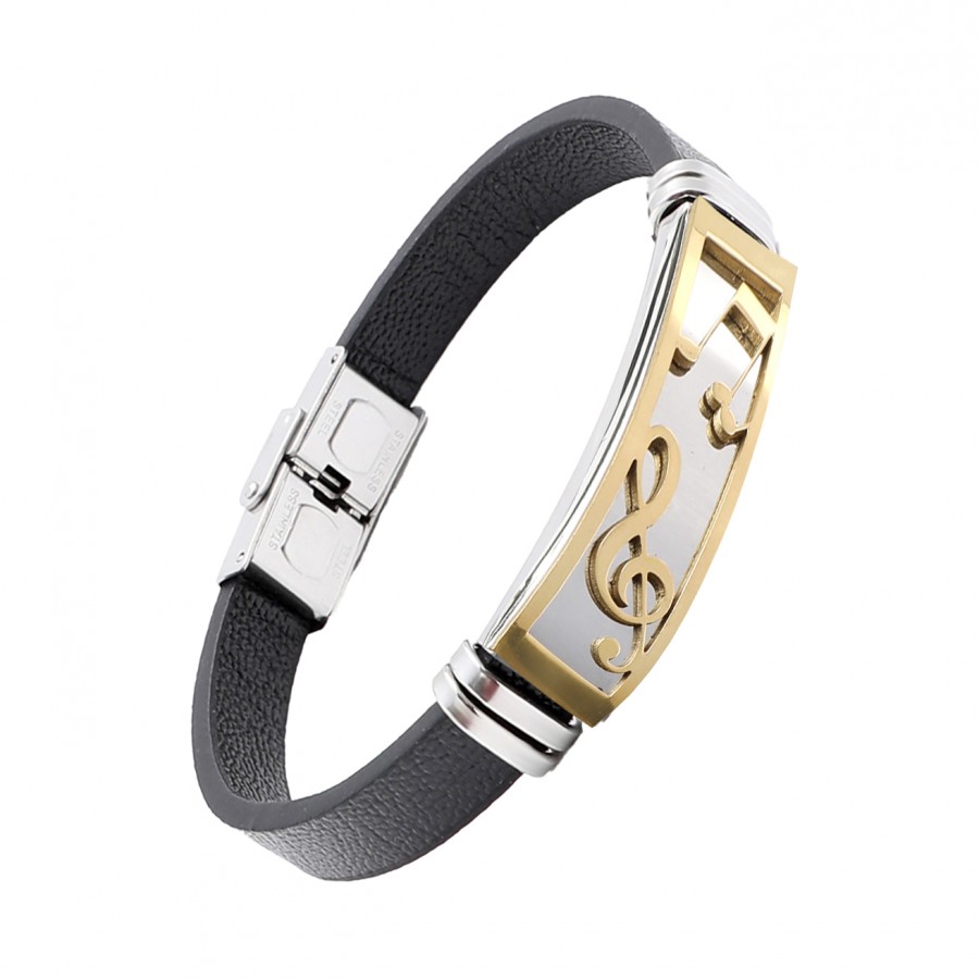 Toptan Sol-Fa Anahtarı Nota Çelik Bileklik Fiyatları